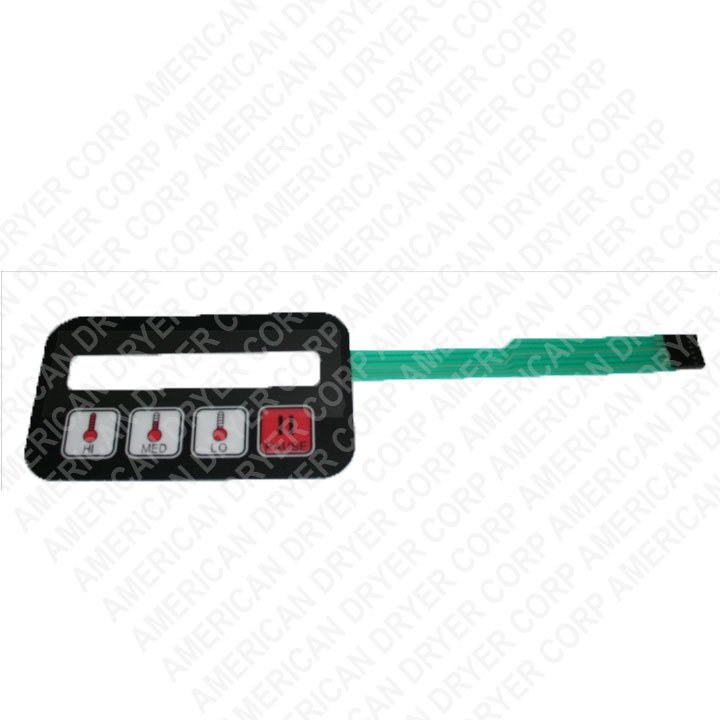 PHASE 7.3 Coin Keypad Tactile – For ADC American Dryer – Part #112575 – Red