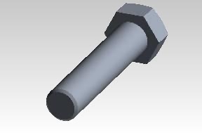 Genuine Continental Girbau Part #345702 SCREW HEX.DIN933 8B TRI M18X80